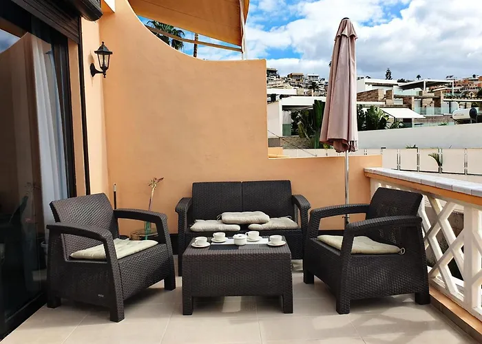 Lägenhet Sea View In Paradise Court Costa Adeje (Tenerife)